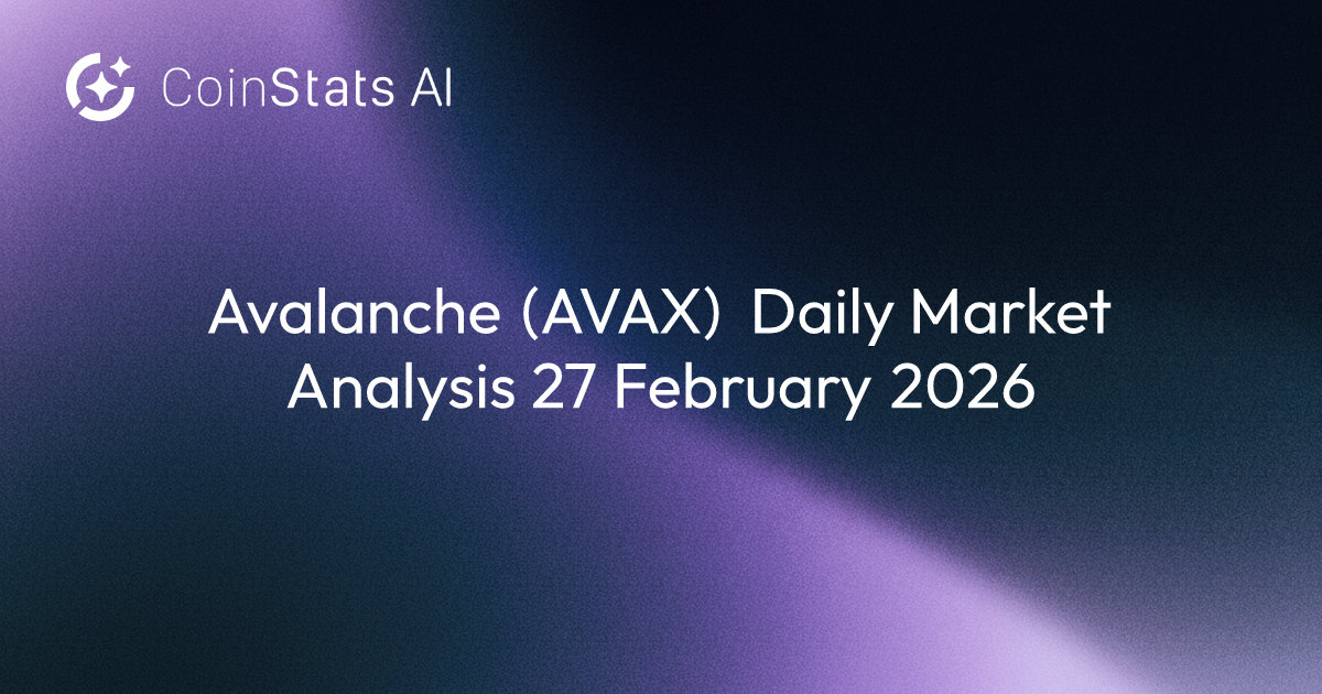 Avalanche (AVAX) Daily Market Analysis 27 February 2026