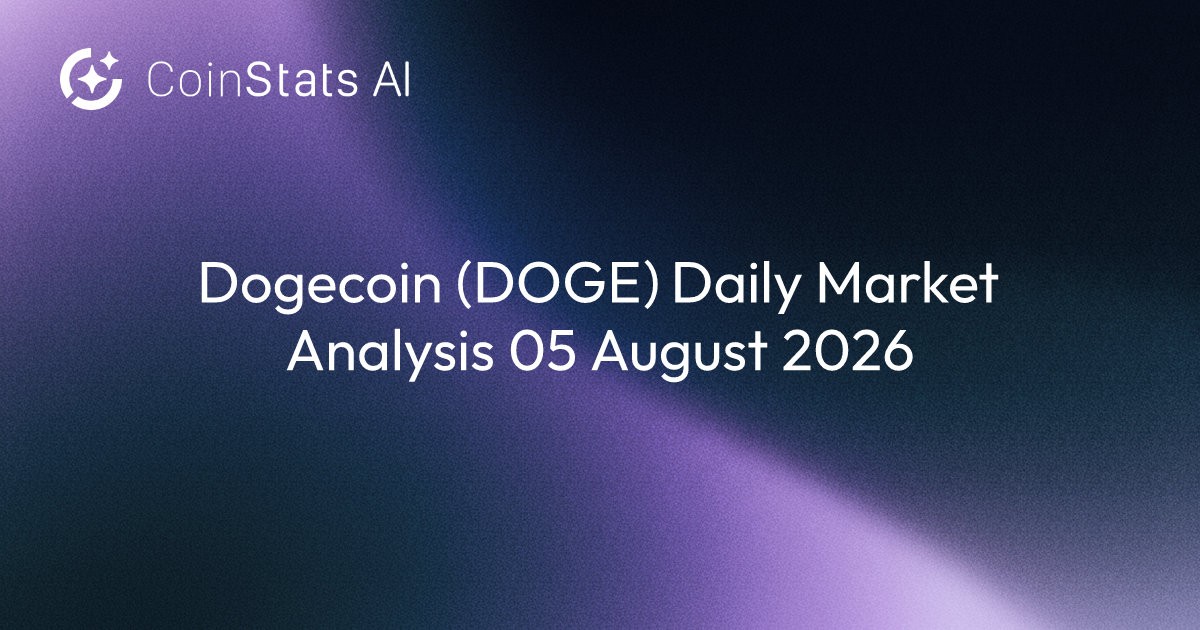 Dogecoin (DOGE) Daily Market Analysis 05 August 2026