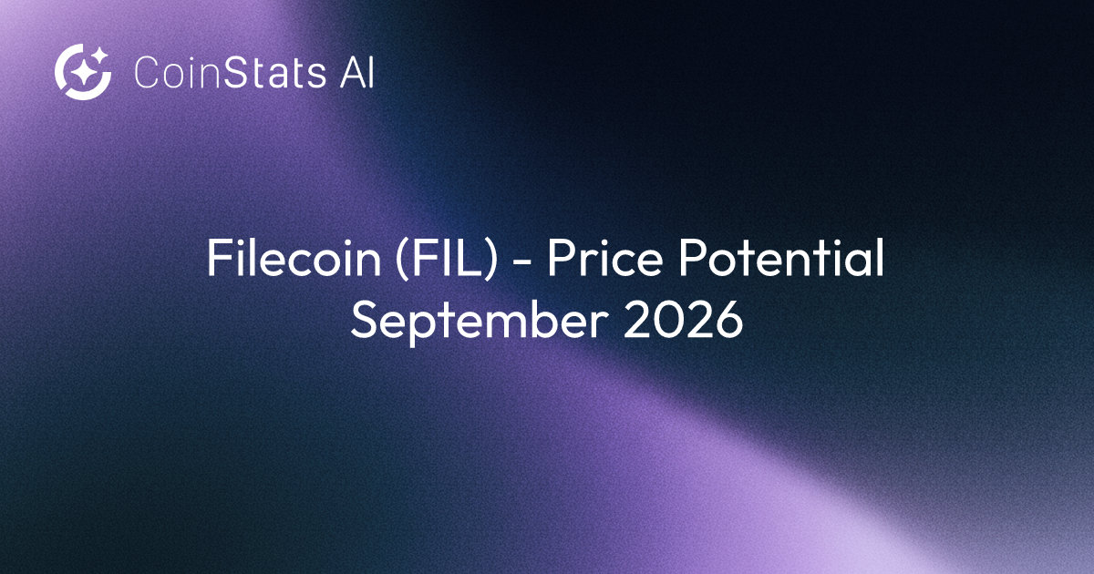 Filecoin (FIL) - Price Potential September 2026
