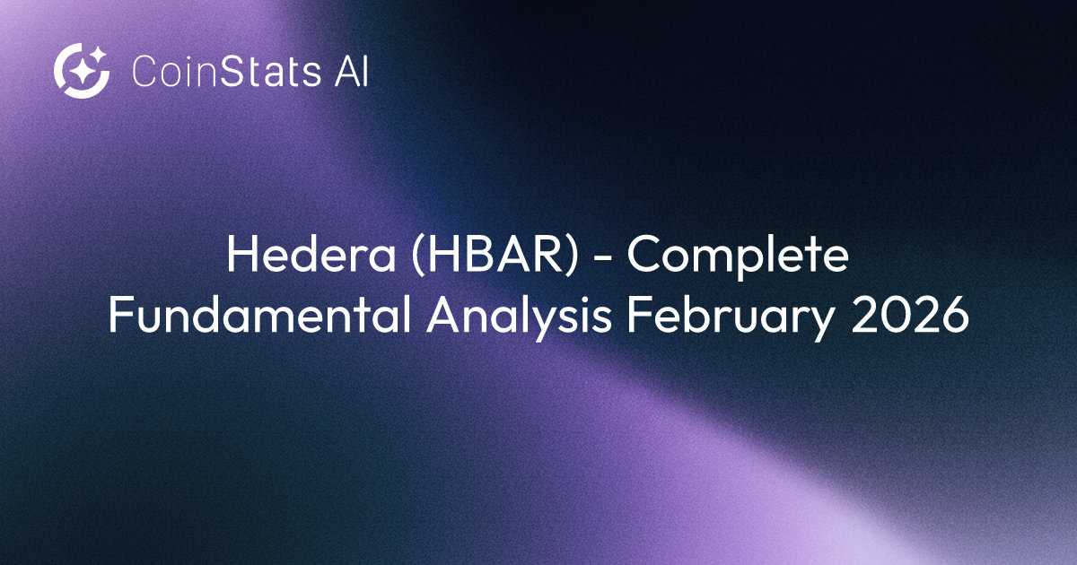 Hedera (HBAR) - Complete Fundamental Analysis February 2026