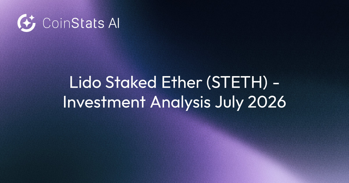 Lido Staked Ether (STETH) - Investment Analysis July 2026