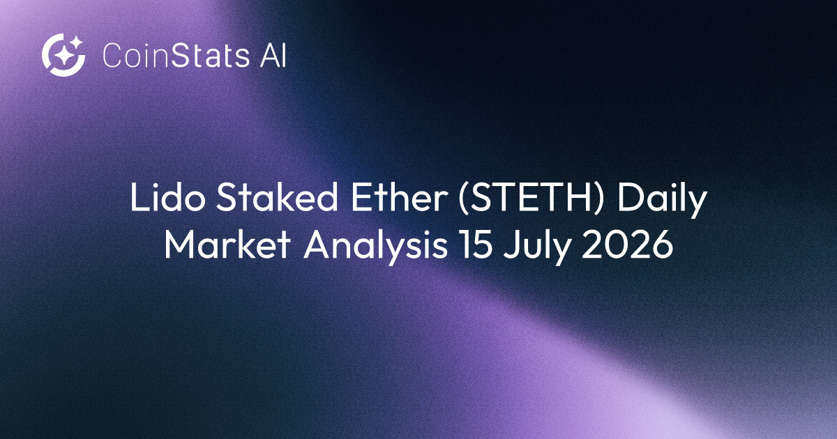 Lido Staked Ether (STETH) Daily Market Analysis 15 July 2026