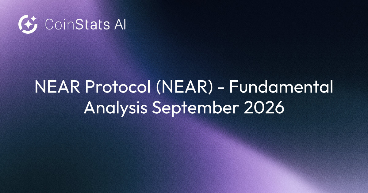 NEAR Protocol (NEAR) - Fundamental Analysis September 2026