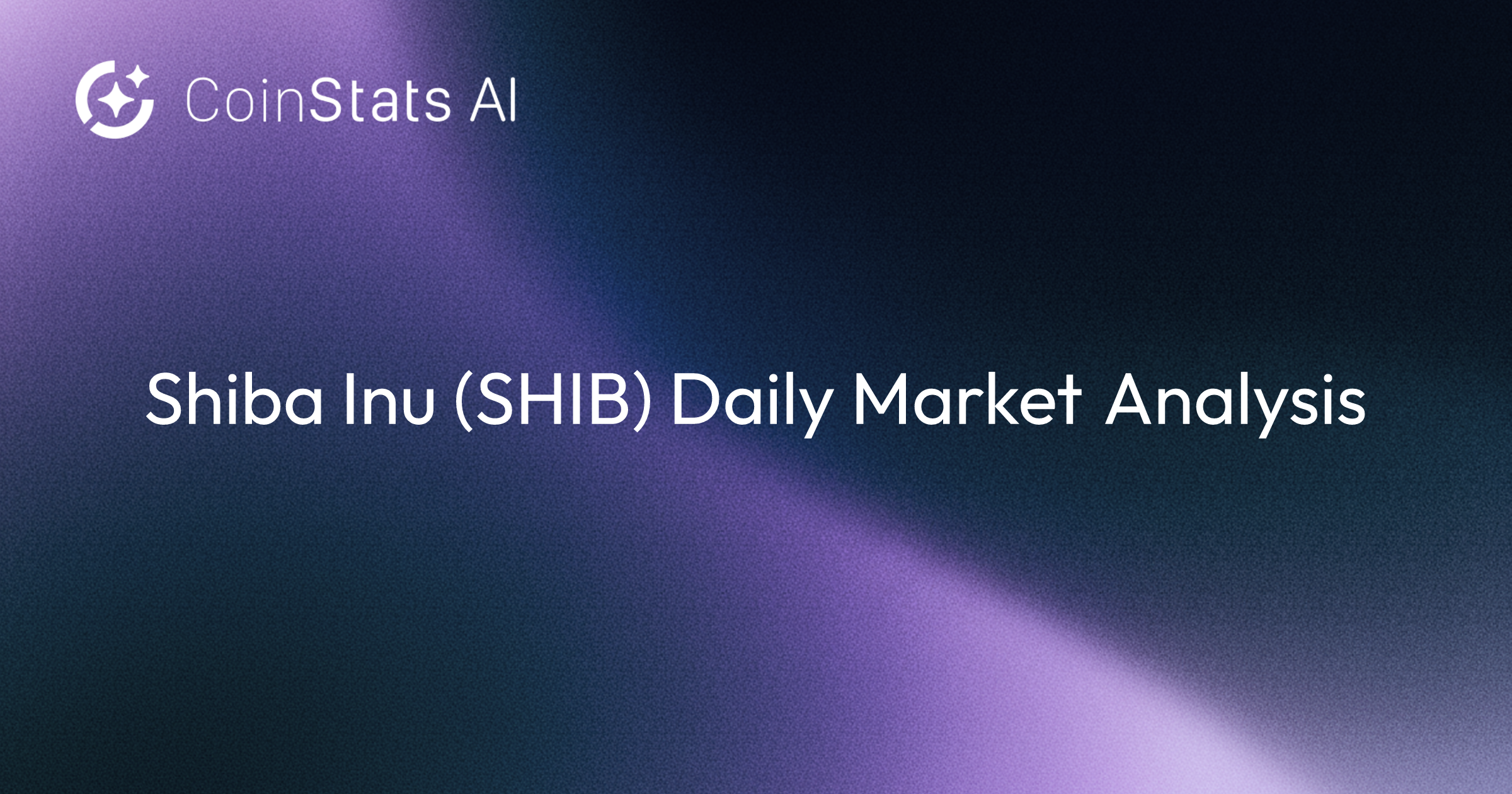 Shiba Inu (SHIB) Daily Market Analysis
