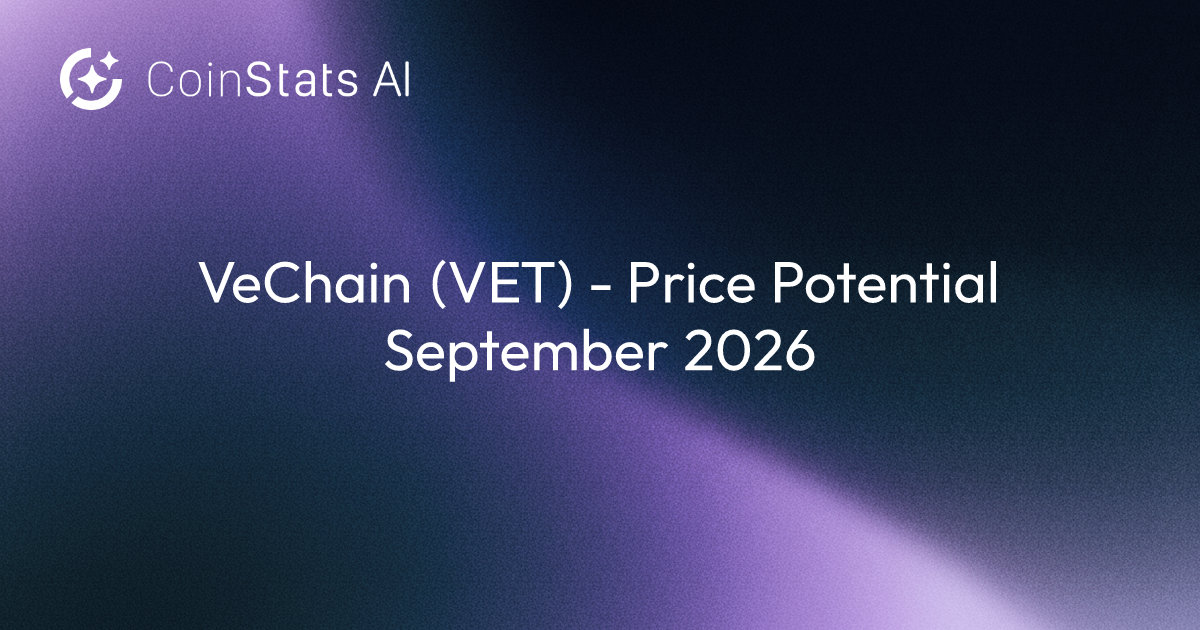 VeChain (VET) - Price Potential September 2026