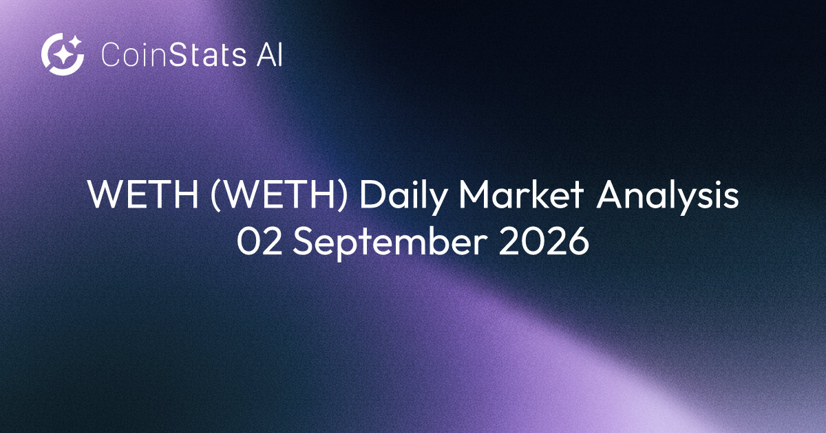WETH (WETH) Daily Market Analysis 02 September 2026